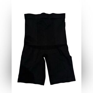 High-Waisted Black Shapewear Shorts